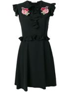 Vivetta Short Ruffled Dress - Black