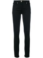 Versace Zipped Cuff Skinny Jeans - Black