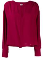 Isabel Marant Étoile Cut-out Detail Silk Blouse - Pink
