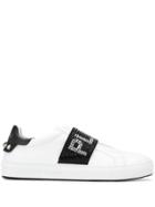 Philipp Plein Crystal Logo Sneakers - White