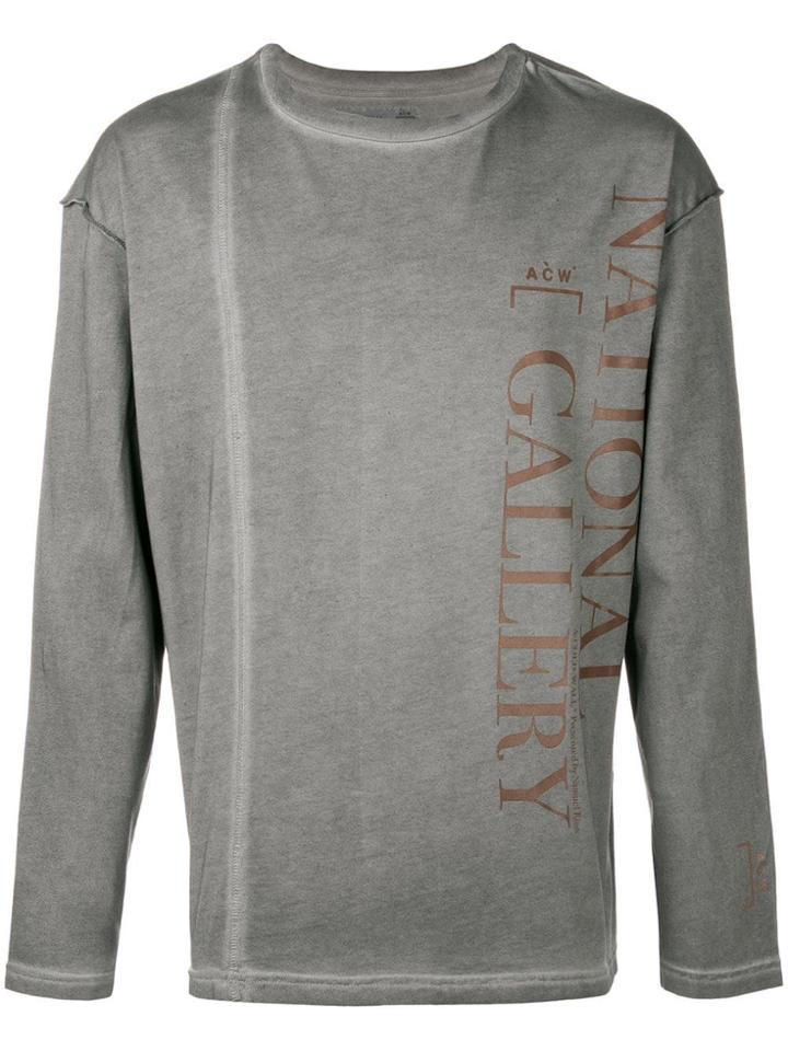 A-cold-wall* National Gallery Sweatshirt - Grey
