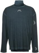 A-cold-wall* Roll-neck Logo Sweater - Blue