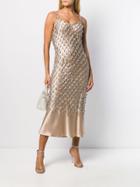 Paco Rabanne Crystal Embellished Dress - Silver