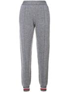 Stella Mccartney Tapered Zig-zag Track Pants - Grey