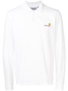 Carhartt Heritage Embroidered Logo Polo Shirt - White