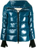Herno Glove Detail Puffer Jacket - Blue