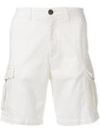Eleventy Slim-fit Cargo Shorts - White