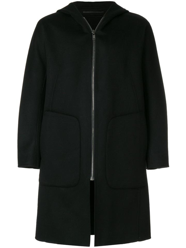 Theory Double-faced Duffle Coat - Black