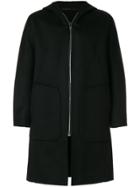 Theory Double-faced Duffle Coat - Black