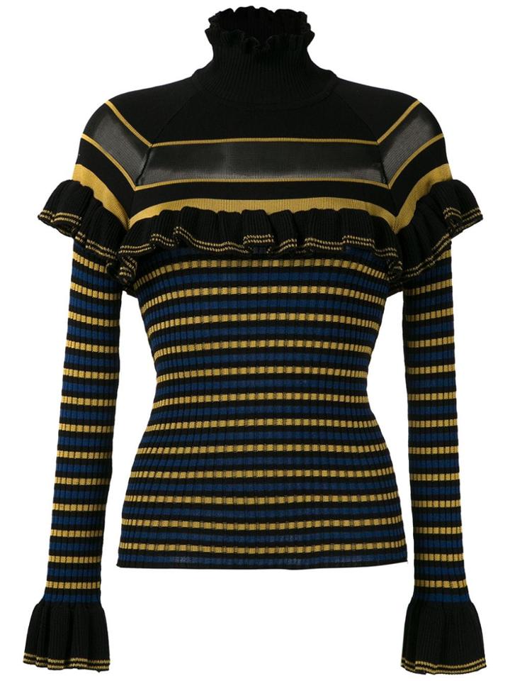 Martha Medeiros Barbados High Neck Top - Black