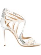 Casadei Glitter Stiletto Sandals
