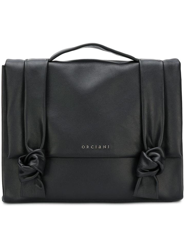 Orciani Lotus Shoulder Bag - Black