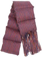 Christian Wijnants Azar Striped Puffer Scarf - Blue
