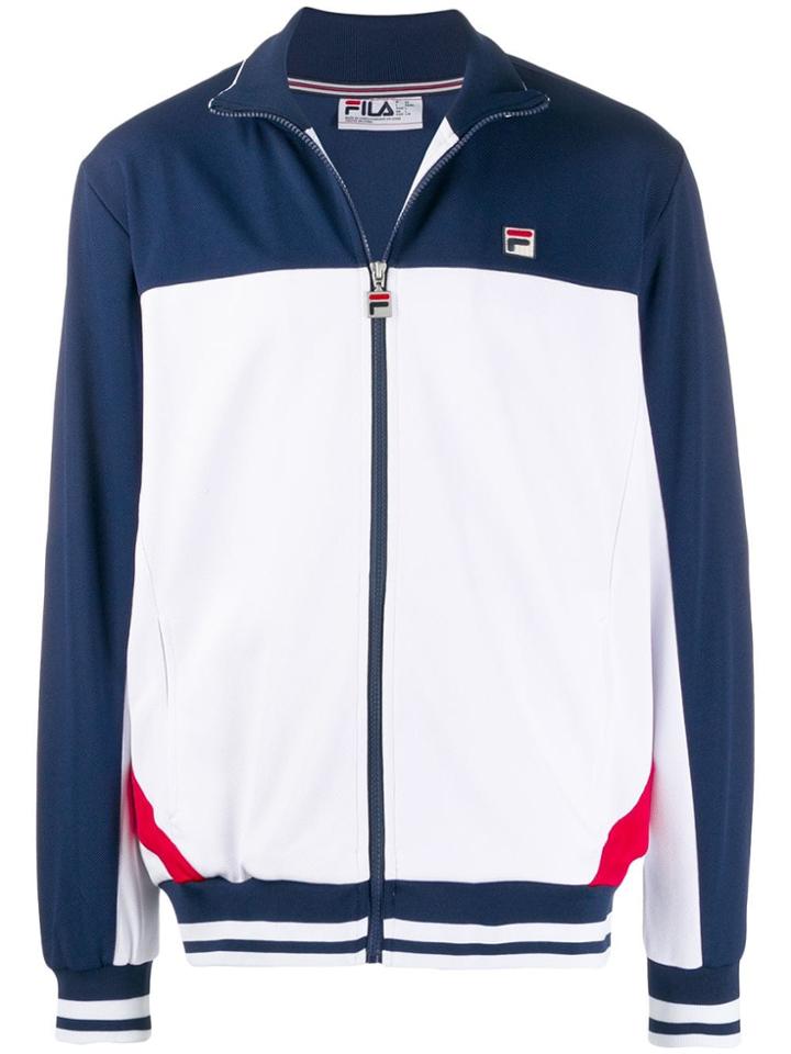 Fila Colour-block Jacket - White