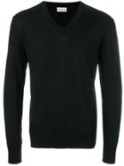 Moncler Classic V-neck Jumper - Black