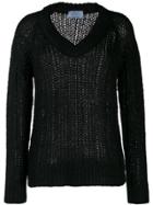 Prada Open Stitch Sweater - Black