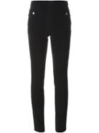 Carven Front Pocket Skinny Trousers, Women's, Size: 36, Black, Polyester/polyurethane/acetate/pbt Elite
