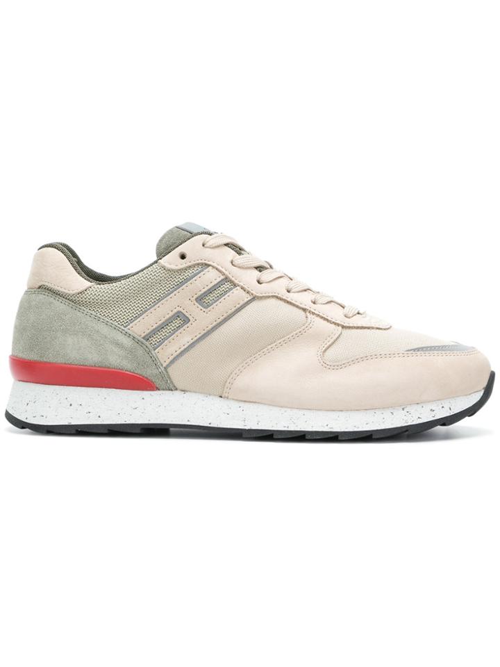 Hogan Running R261 Sneakers - Nude & Neutrals