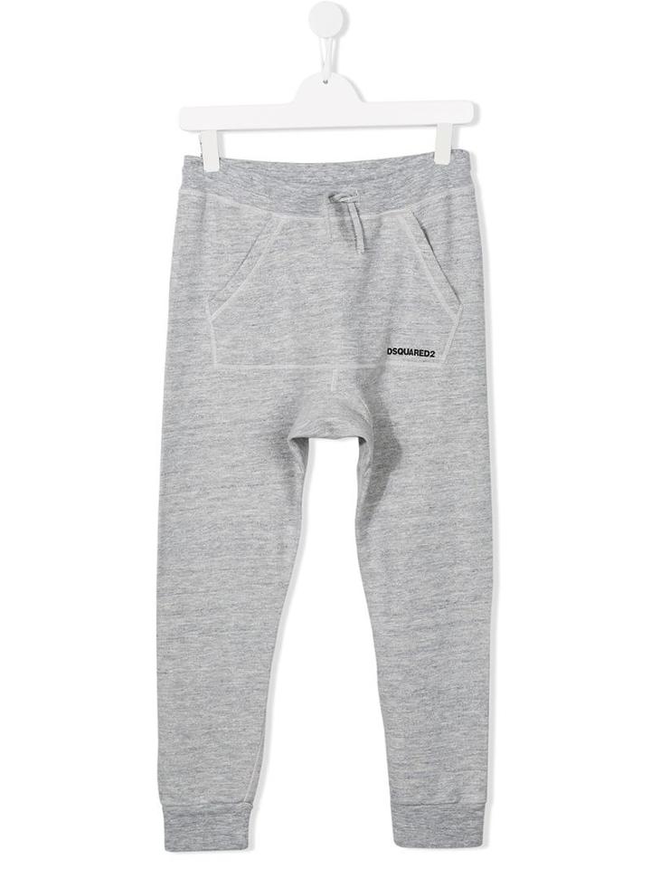 Dsquared2 Kids Melange Jogging Bottoms, Boy's, Size: 16 Yrs, Grey