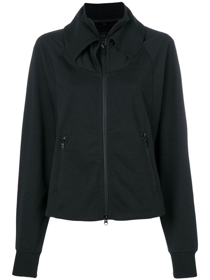 Y-3 Faux-collar Zip Up - Black
