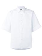 Acne Studios Chest Pocket Oversized Shirt, Men's, Size: 46, White, Cotton