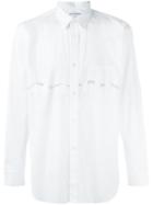 Comme Des Garçons Shirt Cut-out Detail Shirt, Men's, Size: Medium, White, Cotton