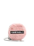 Diesel Logo Patch Coin Purse - Pink