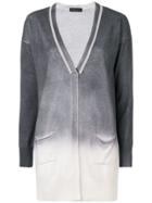 Fabiana Filippi Gradient Color Cardigan - Grey
