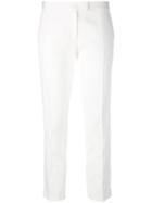 Joseph - Classic Tailored Trousers - Women - Cotton/ramie/polyester/acetate - 42, White, Cotton/ramie/polyester/acetate