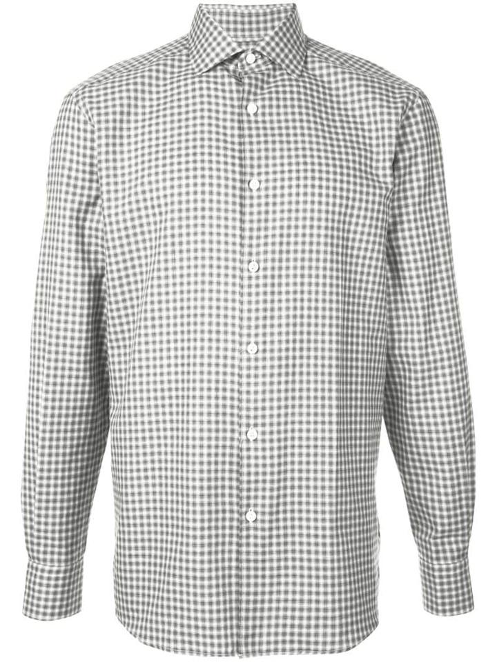 Ermenegildo Zegna Check Shirt - Black