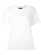 Haus By Ggdb Round Neck T-shirt, Women's, Size: Small, White, Cotton