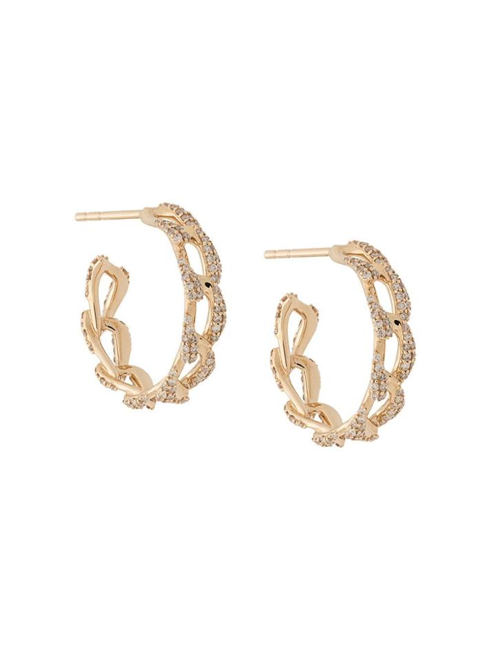 Astley Clarke 14kt Yellow Gold Vela Diamond Hoops