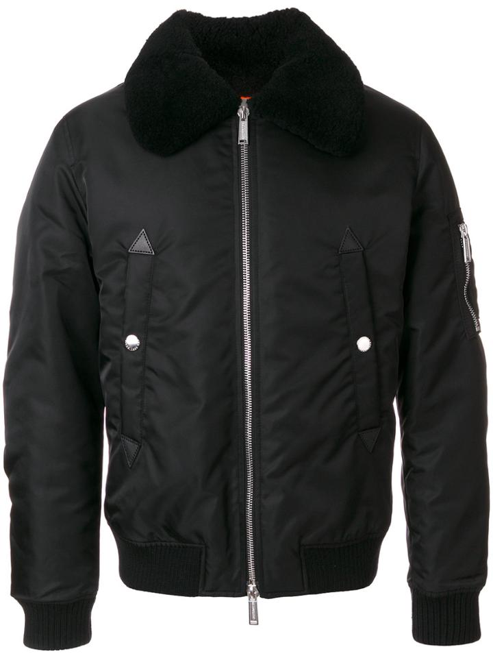 Dsquared2 Oversized Collar Bomber - Black