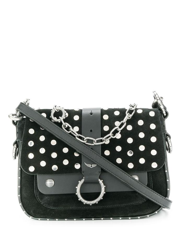Zadig & Voltaire Kate Studs Cross-body Bag - Black