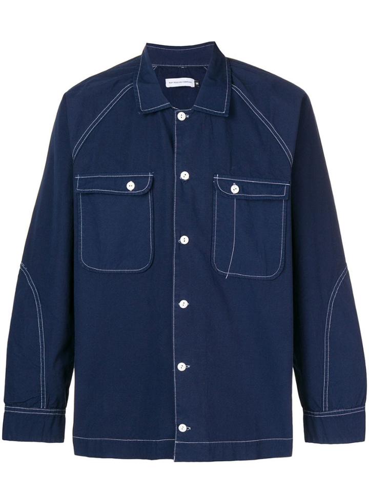 Pop Trading International Loose Fit Shirt - Blue