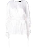 Federica Tosi Ruched Blouse - White