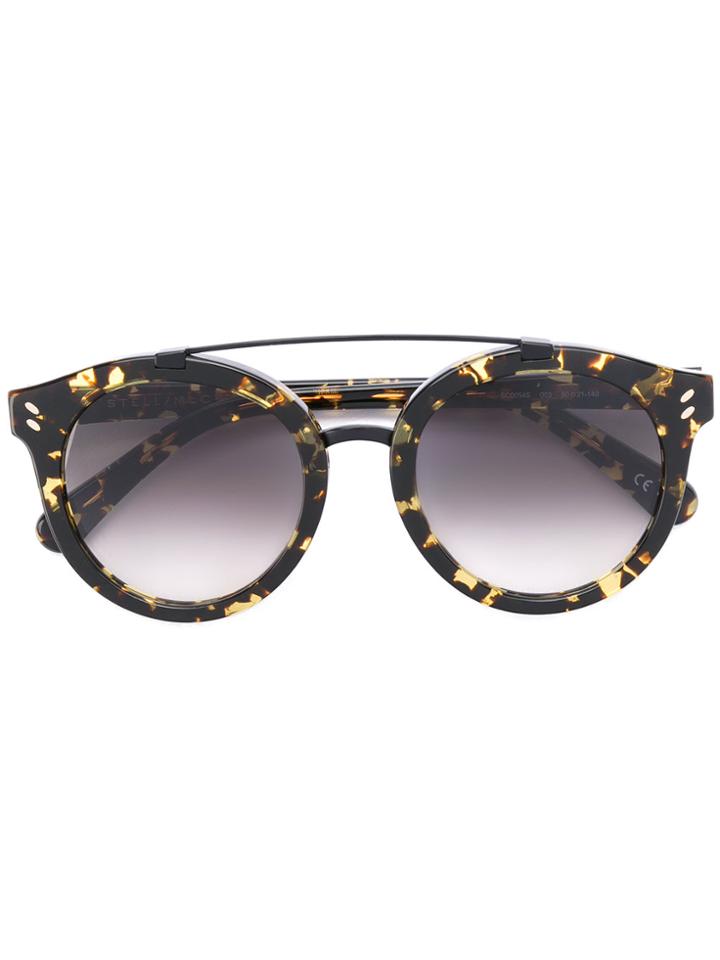 Stella Mccartney Eyewear Round Frame Sunglasses - Brown