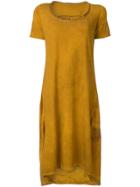 Uma Wang High Low T-shirt Dress - Brown