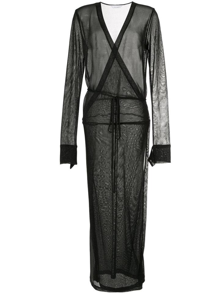 Kacey Devlin Formation Full Wrap Dress - Black