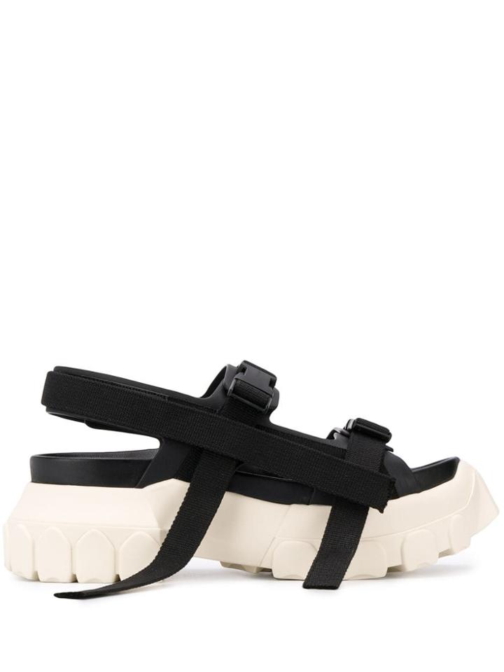 Rick Owens Buckled Sandals - Black