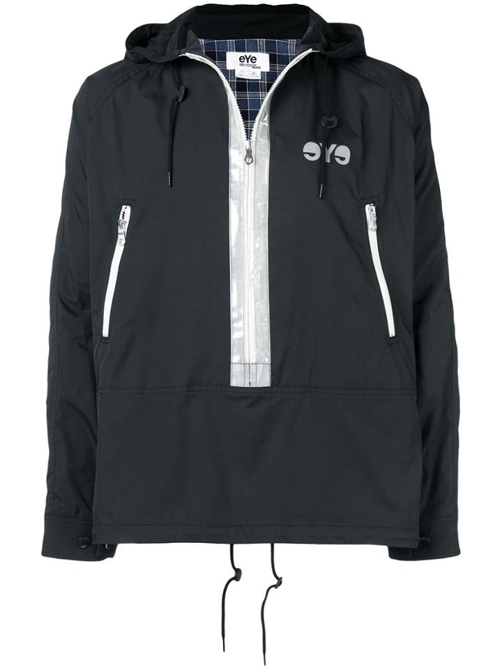 Junya Watanabe Man High-gloss Placket Jacket - Black
