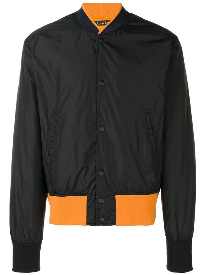 Acne Studios Mills Face Bomber Jacket - Black