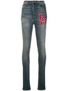 Gucci High-waisted Skinny Jeans - Blue