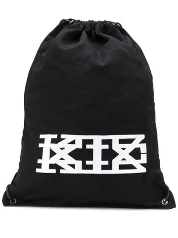 Ktz Drawstring Backpack - Black