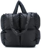 Off-white Padded Square Tote - Grey