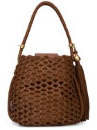 Oscar De La Renta Perforated Tote Bag - Brown