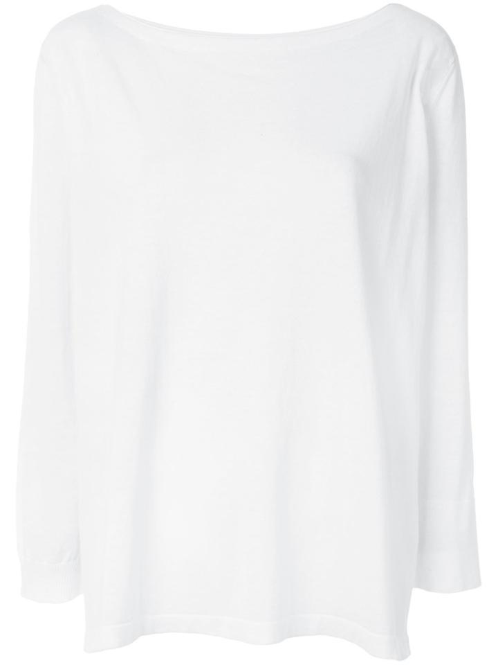I'm Isola Marras Oversize Knitted Top - White