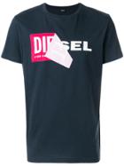 Diesel Logo Detail T-shirt - Blue