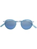 Garrett Leight Wilson Sunglasses, Adult Unisex, Blue, Steel