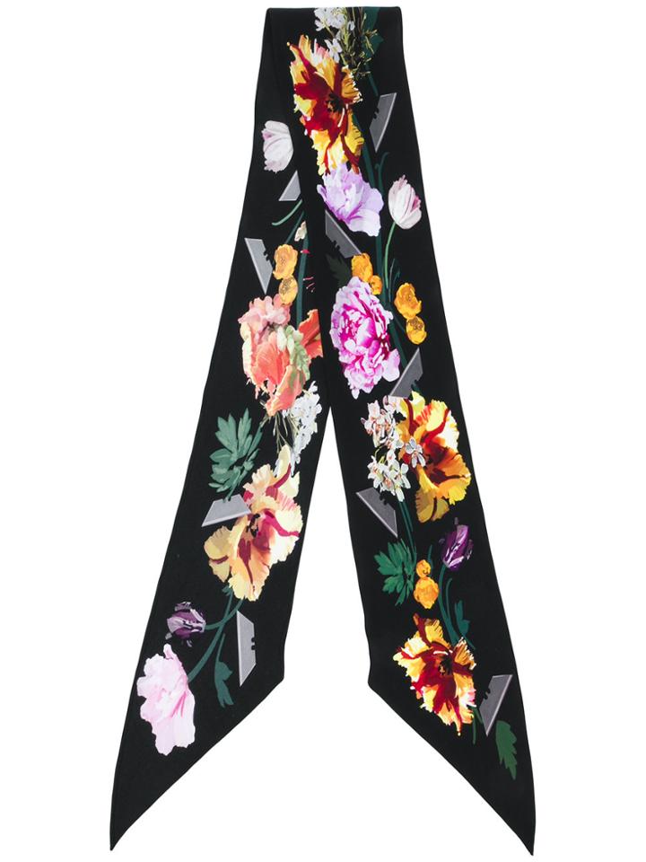 Rockins Flora Skinny Scarf - Black